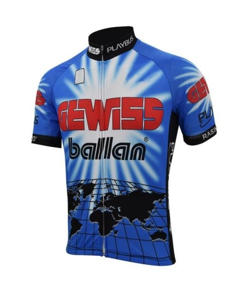 Maillot ciclista retro Gewiss-Ballan para los amantes de la bici