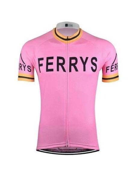 Maillot ciclista retro Ferrys de los 60, comodidad y estilo para tus rutas