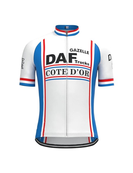 Maillot ciclista retro DAF Trucks Cote d'Or para los amantes del ciclismo