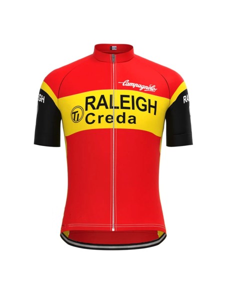 Maillot ciclista retro TI Raleigh Creda para los amantes del ciclismo