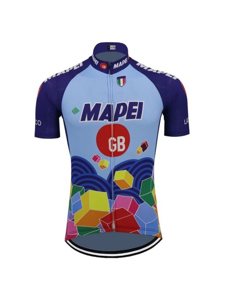 Maillot ciclista Mapei GB Colnago Retro: el clásico que necesitas en tu armario