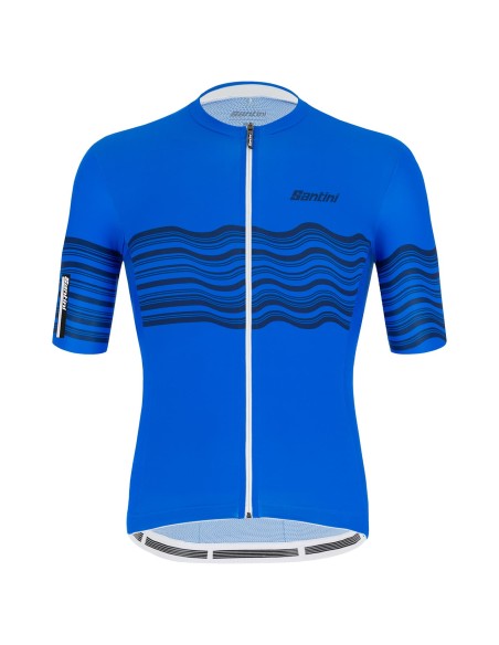 Maillot de Mangas Cortas Tono Profilo Azul para tu Estilo Deportivo