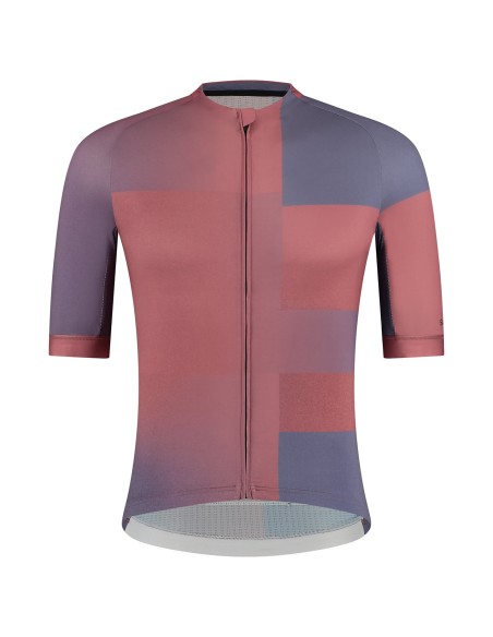 Descubre el Maillot Veloce Lila-Rojo: Estilo y Comodidad para tu Aventura