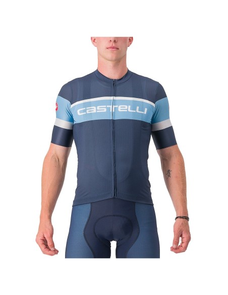 Maillot Scorpione 3: Tu compañero ideal en azul y blanco