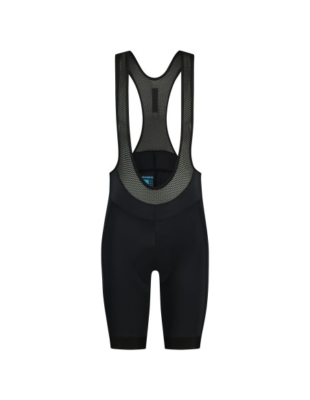 Culotte corto con tirantes Energia negro de Shimano para entrenar cómodo en verano