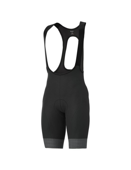 Culotte corto con tirantes GT 2.0 negro de ALÉ para ciclismo en verano