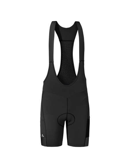 Culotte corto negro con tirantes para disfrutar del ciclismo cómodamente