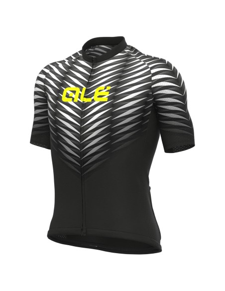 Maillot de mangas cortas Thorn en negro y blanco, estilo y comodidad para tu pedaleo