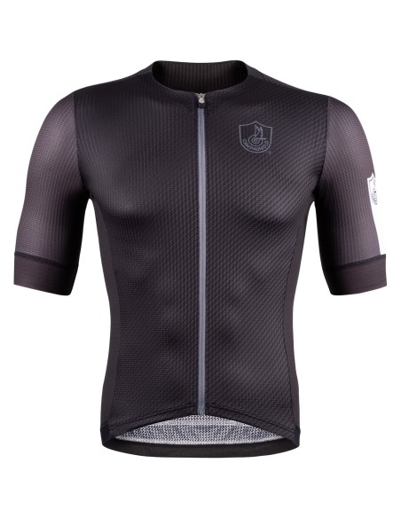 Maillot de Mangas Cortas Ossigeno Negro: Tu Compañero Perfecto para el Deporte