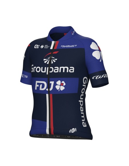 Maillot infantil Ale Groupama FDJ 2024, comodidad y estilo para los pequeños ciclistas