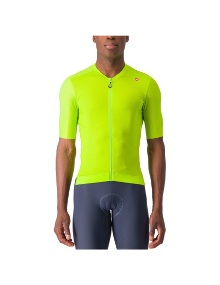Maillot de mangas cortas Espresso en verde neón para lucir increíble