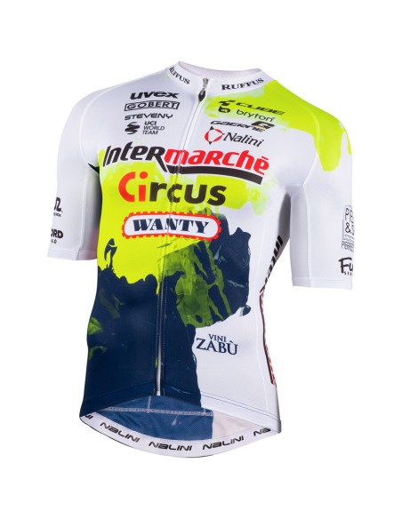 Maillot anatómico Intermarché Circus Wanty 2023, comodidad y estilo para tus rutas