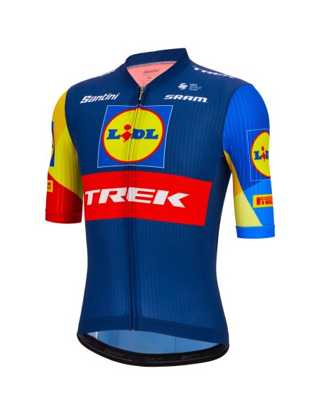 Maillot Santini Lidl Trek 2024 para disfrutar del ciclismo con estilo