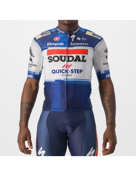 Maillot Soudal Quick-Step Aero Race 6.1: Comodidad y Aerodinámica para Ciclistas