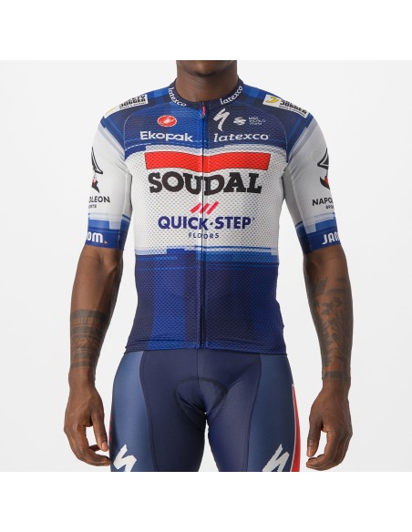 Maillot Soudal Quick-Step Climber's 3.1: Ligero y Aerodinámico para tus Rutas